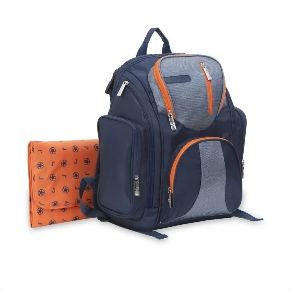 J Is for Jeep Perfect Pockets System Back Pack Diaper Bag ( PreOwned)